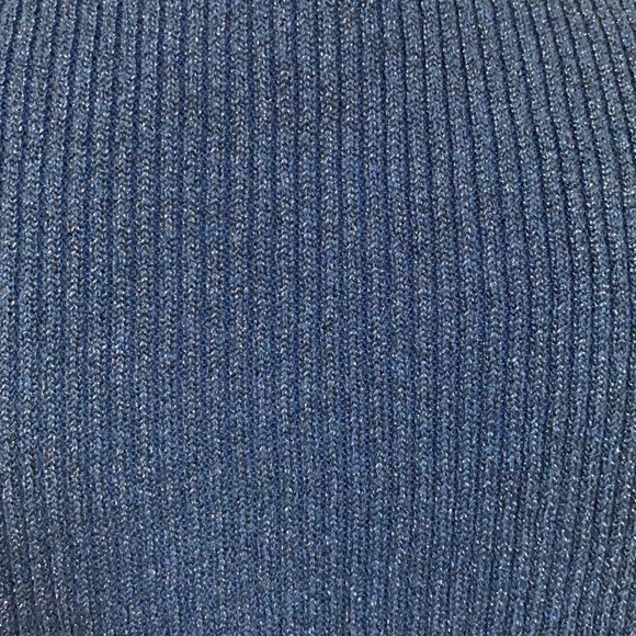 Objects Dart metallic blue beaded sweater - Size Medium - Picture 6 of 12